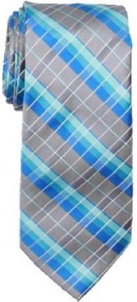 Van Heusen Mens Plaid Professional Neck Tie Blue Size Regular