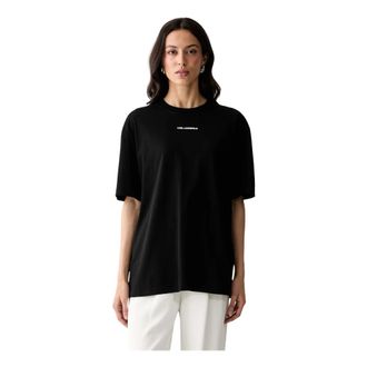 Karl Lagerfeld Mujer, Camisetas, Negro, Talla: S