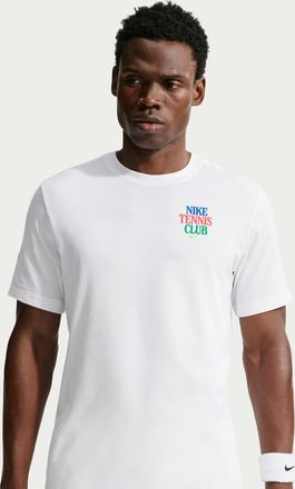 Nike Mens Court Dri-FIT Tennis T-Shirt in White | IV6570-100