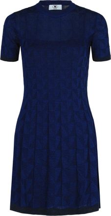 M Missoni Metallic Fit and Flare Dress
