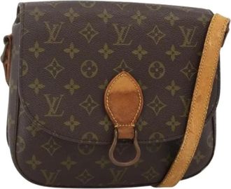 Louis Vuitton Pre-owned Vintage Monogram Canvas Schoudertas - Dames - Vintage Schoudertas - Bruin - ONE Size - Leer - Vintage