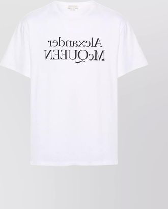 Alexander McQueen cotton logo-print regular-fit t-shirt