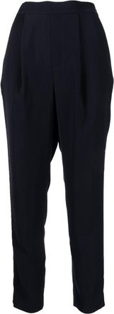 Enfold elasticated track pants - women - Polyester - 40 - Blue