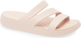 Crocs Getaway Strappy Slide Sandal in Qaq at Nordstrom, Size 10