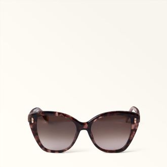 Furla Occhiali Da Sole Pink Havana Rosa Acetato Donna