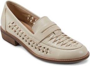 Earth Ela Woven Penny Loafer in Ivory at Nordstrom Rack, Size 6.5