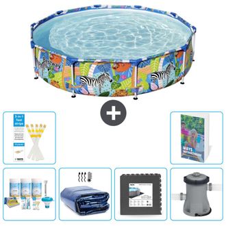 Bestway Piscina Bestway Steel Pro Redonda - Selva - 305x66 Cm - 7-piezas S59