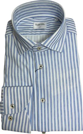 Fakts 6443 Shirt Slim Fit Leisure - Heren - Casual Overhemden - Veelkleurig - S - Overhemden