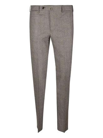 Pantaloni Torino checked trousers - Grey