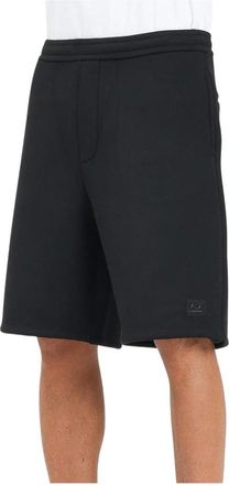 A|X Armani Exchange Korte Broeken, Heren, Zwart, M, Polyester, Bermuda van Neopreen