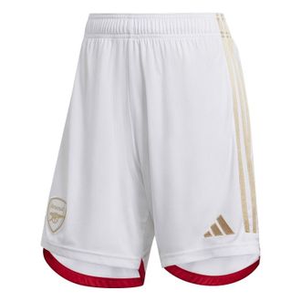 adidas Arsenal 23/24 Home Shorts Asia Sizing White Red HR6924