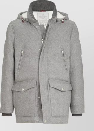 Brunello Cucinelli cashmere down parka