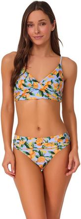 Sunsets Lyla Bralette Bikini Swimsuit Top in Clementine at Nordstrom, Size Xx-Large