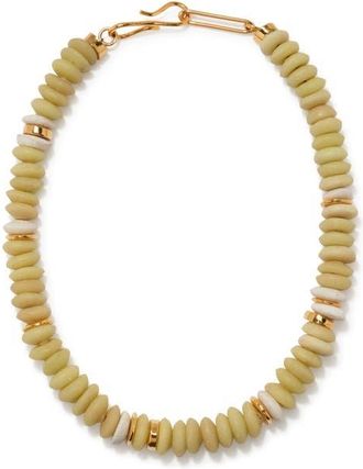 Lizzie Fortunato Laguna Beaded Necklace in Yellow at Nordstrom