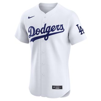 Nike Los Angeles Dodgers Nike Mens Dri-FIT ADV MLB Elite Jersey in White | 90B0LDHOLD-ZVA