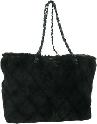 Chanel Pre-owned Shoulder Bags, female, Green, Size: ONE SIZE Pre-owned Tote Bag
