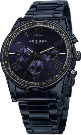 Akribos XXIV Mens Casual Quartz Blue Dial Mens Watch P50116