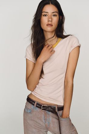 Pilcro Cotton Slim Sporty Tee