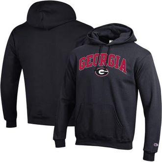 Champion Mens Champion Black Georgia Bulldogs Arched Logo Fleece Pullover Hoodie at Nordstrom, Size X-Large