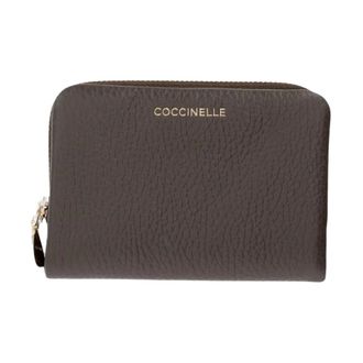 Coccinelle Cartera de piel con cierre a presi&oacute;n - Accessories - Mujer - Verde - ONE SIZE