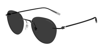 Montblanc MB0428S 001 Mens Sunglasses Black Size 51