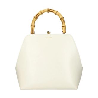 Jil Sander Borsa con Manico Superiore in Bamb&ugrave; - - Bags - Donna - Beige - ONE SIZE