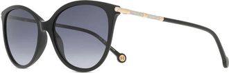 Carolina Herrera Grey Gradient Cat Eye Ladies Sunglasses HER 0189/G/S 02M2/9O 57