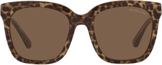 Michael Kors San Marino Brown Square Ladies Sunglasses MK2163 391773 52