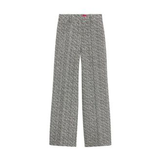 HUGO BOSS Broeken, Dames, Veelkleurig, 2Xl, Wijde broek