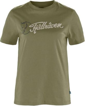 Fj&auml;llr&auml;ven Archive Logo T-Shirt T-Shirt f&uuml;r Damen | oliv