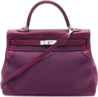Hermès Borsa tote Kelly 35 2014 - Viola