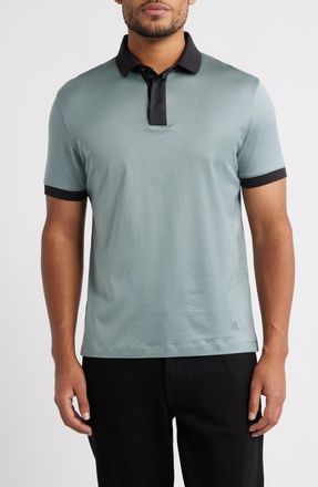 Emporio Armani Short Sleeve Ringer T-shirt in Multi at Nordstrom, Size Xx-Large