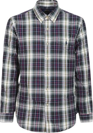 Polo Ralph Lauren Gestreepte Stretch Poplin Overhemd - Heren - Casual Overhemden - Veelkleurig - L - Overhemden