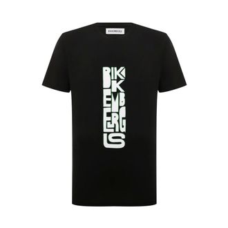 Dirk Bikkembergs T-Shirts, male, Black, Size: S T-shirt
