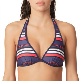 Marie Jo Juliette Padded C-Cup Halter Top In Portofine
