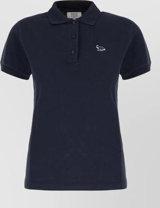 Maison Kitsun&eacute; cotton piqu&eacute; short-sleeve polo shirt