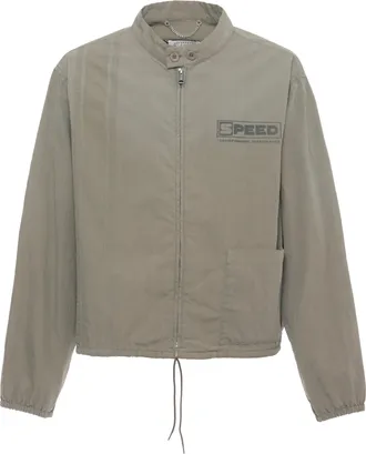 Maison Margiela Green Printed Cotton Jacket