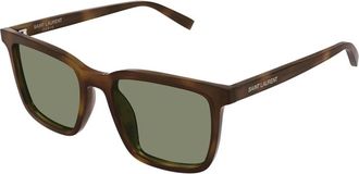 Saint Laurent SL 500 Zonnebril - unisex - Zonnebrillen - Bruin - 54 MM - Accessoires