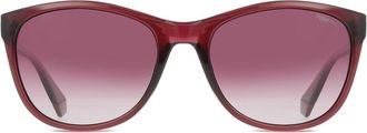 Polaroid PLD 4099/S B3V/JR Womens Sunglasses Purple Size 55