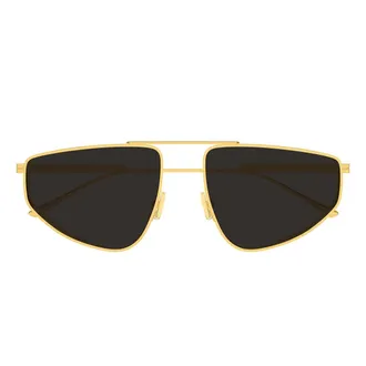 Bottega Veneta Sunglasses Bv1466 S 001 Gold/Grey Women
