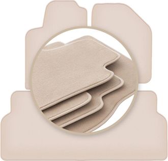 OEM Alfombrillas Premium Beige Para: Renault Scenic I Monovolumen 1996-2003