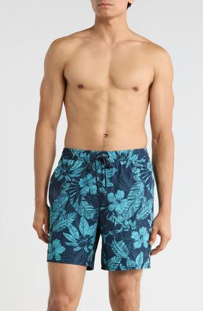 Quiksilver Wave Volley Swim Shorts in Total Eclipse at Nordstrom Rack, Size X-Large
