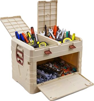 OEM Caja De Almacenamiento, Capacidad De 60 Litros, Dise&ntilde;o Plegable, Material Pl&aacute;stico Resistente, Ligera Y Port&aacute;til, Vers&aacute;til Para Acampar
