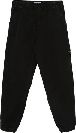 Stone Island Pantaloni Nero-Uomo
