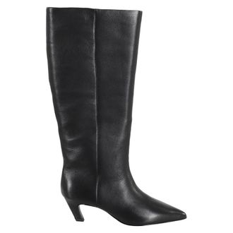 Ash Violet Pointed Toe Boots in Black