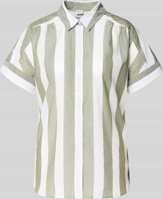 Brax Brax Regular Fit Bluse aus reiner Baumwolle in Oliv, Gr&ouml;&szlig;e 42