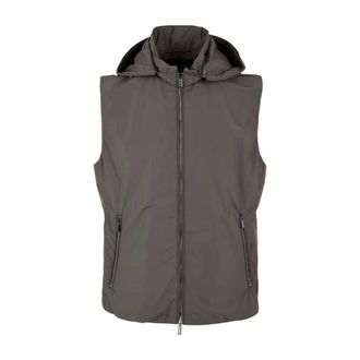 Moorer Luis STP Vest - Heren - Bodywarmers - Grijs - M - Leer - Jassen