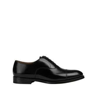 Doucal's Business Shoes, male, Black, Size: 8 1/2 US Oxford Cap Toe