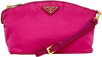Prada Pink Nylon Pouch (Pre-Owned)