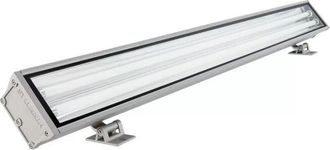 Osram Sylvania Inc. 0049468 Proyector Floodline 3 908mm Gris Sim&eacute;trico T5 2x21w G5 - Balastro Electr&oacute;nico - Sylvania